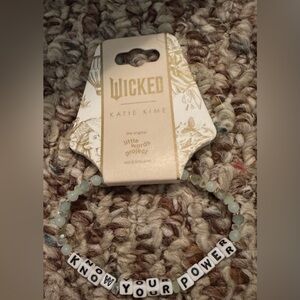 Little Words Project × Wicked "Know Your Power" Beaded Bracelet